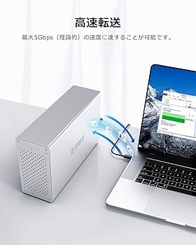Amazon.co.jp: ORICO 3.5インチ HDDケース USB3.0接続 2台対応