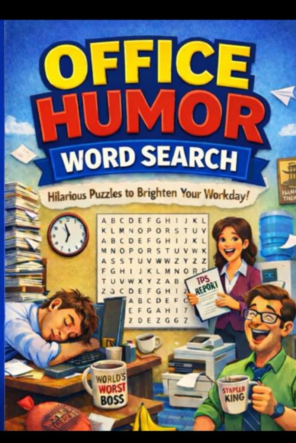 Office Humor Word Search: Hilarious Puzzles for the Workplace Survivor