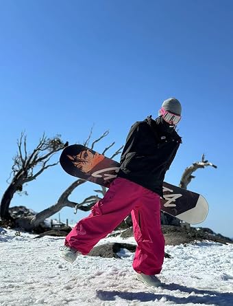 GSOU SNOW Women Ski Jacket Snow Coat Waterproof Windproof Snowboarding Jacket Coat Insulated Warm Winter