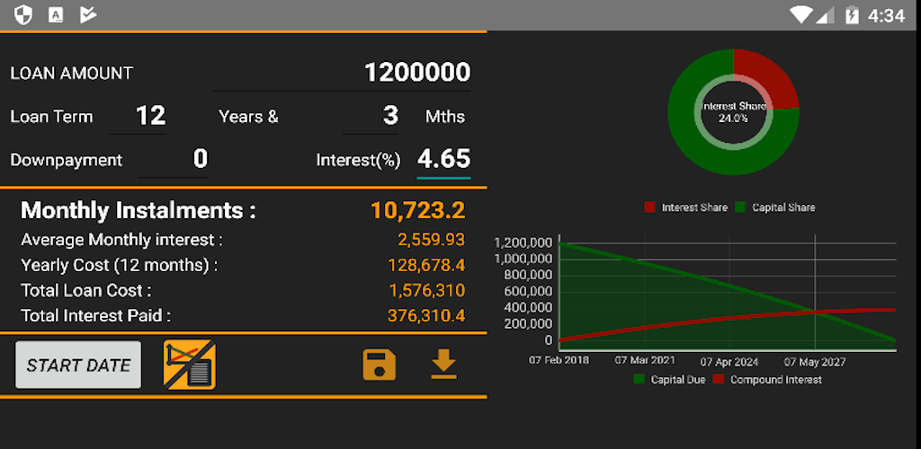 Interactive Loan Calculator - App on Amazon Appstore