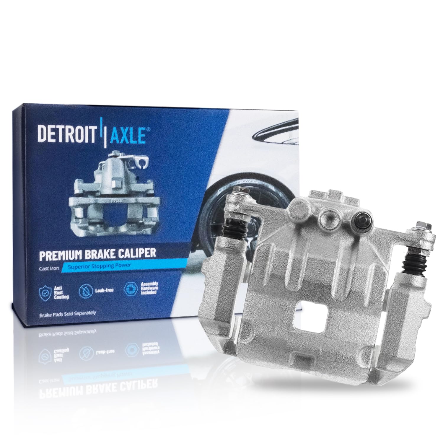 Detroit Axle - Front Left Brake Caliper for 2011-2019 Ford Fiesta