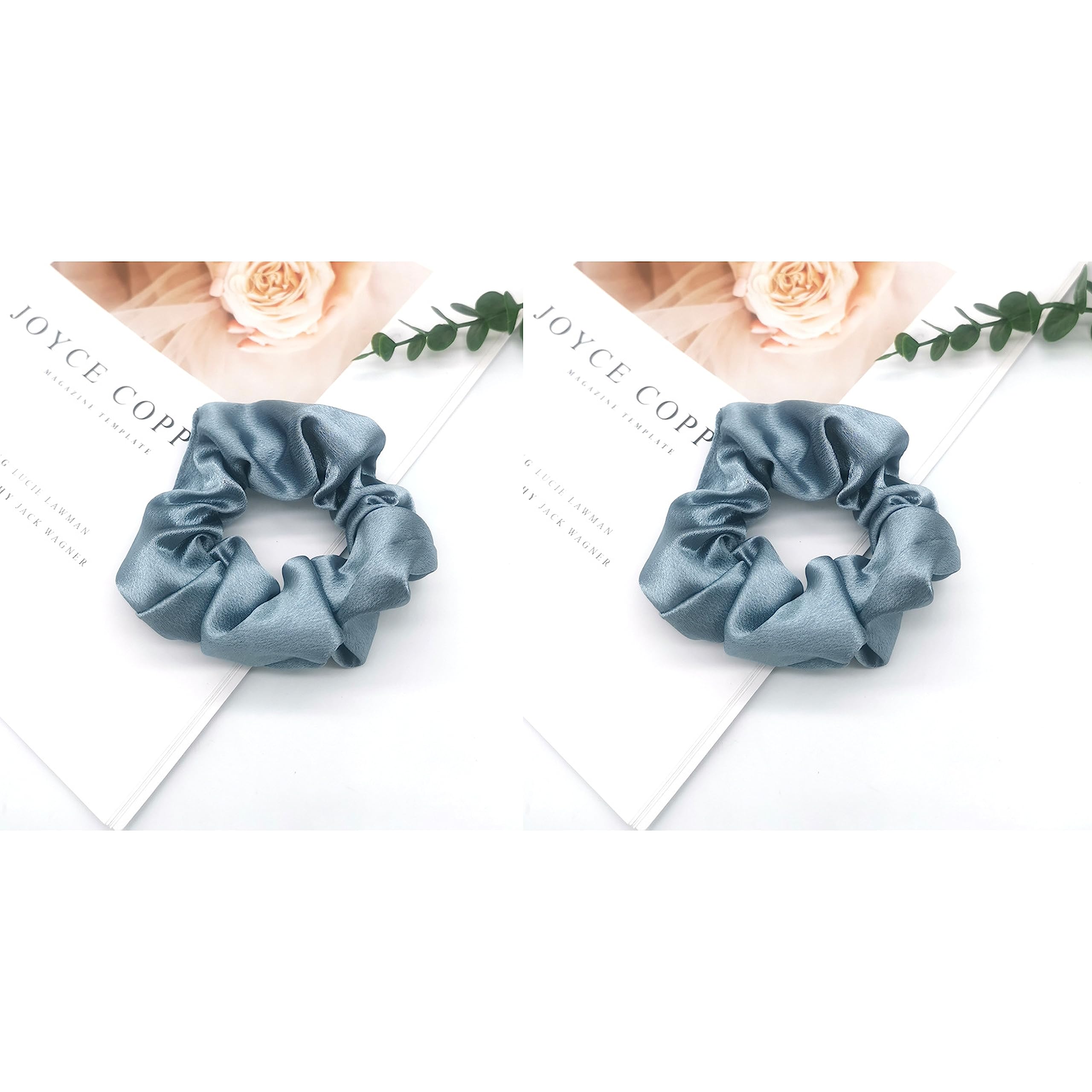 Fasce elastiche per capelli Scrunchies in seta satinata Elastici