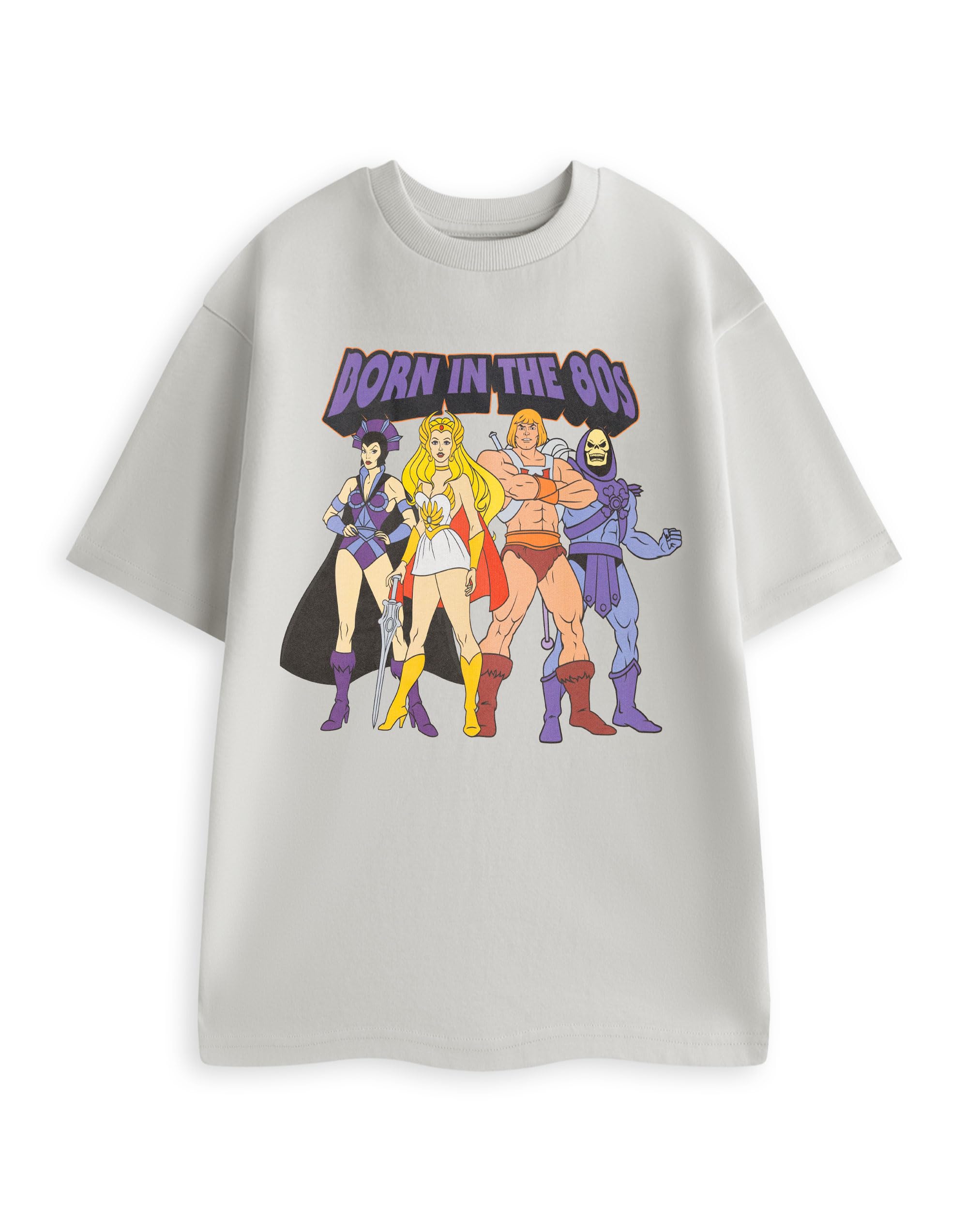 Masters of the Universe He-Man Skeletor She-Ra Evil-Lyn Stone Graphic Tee | Born in The 80s Short Sleeve T-Shirt | Adults Crew Neck Top | He-Man Merch - XXX-Large