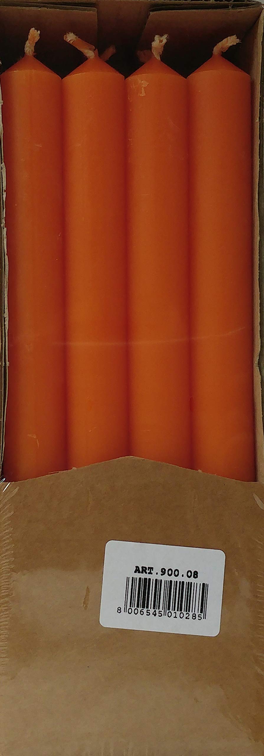 Cereria di GiorgioCandles, Wax, Orange, Diameter 1,8 cm Height 20 cm