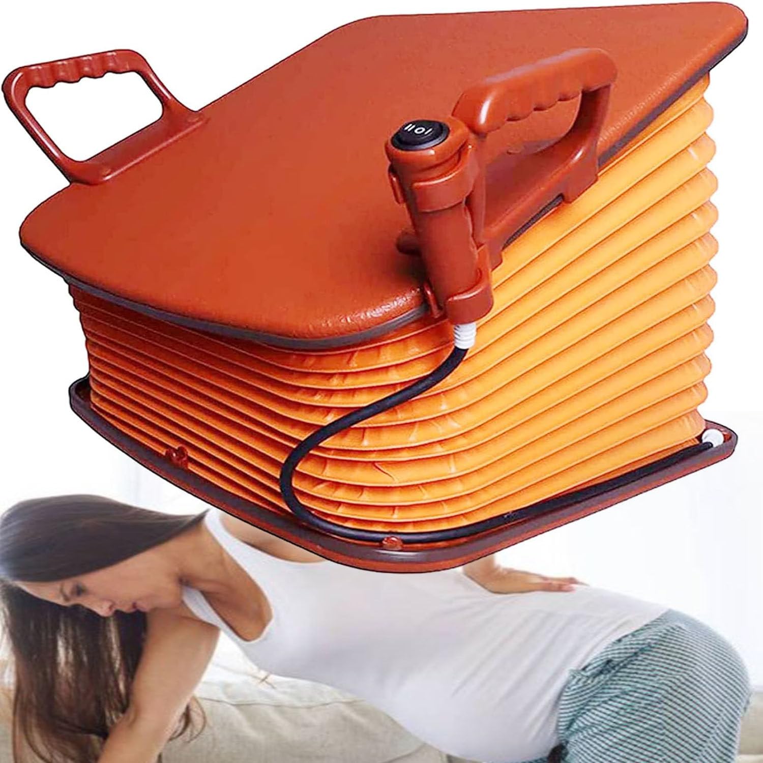 Cuscino Di Sollevamento per Anziani, Ausilio Portatile per La Mobilità per L'assistenza in Piedi, Cuscino Di Sollevamento Elettrico,Sollevatore Del Sedile