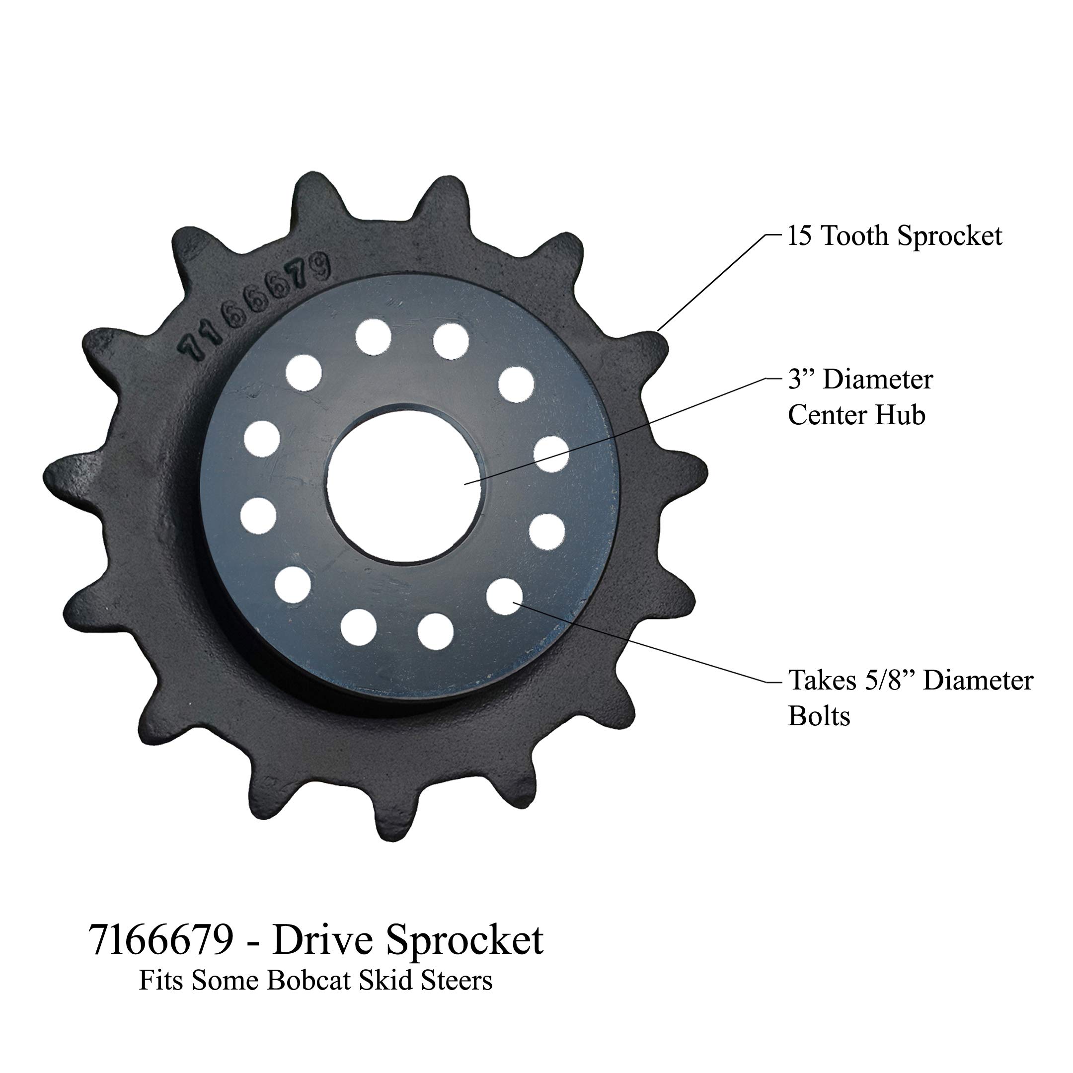 Amazon.com: Digger Supply 2 - HD Drive Sprockets, p# 7166679, Fits
