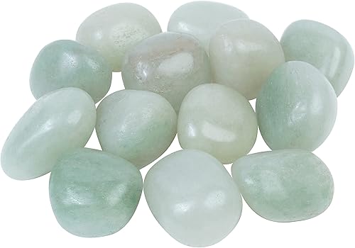 Más de 800 quilates, 13 piezas de piedras y cristales de jade verde a granel para cristales curativos de chakras, reiki, piedras preciosas pulidas,