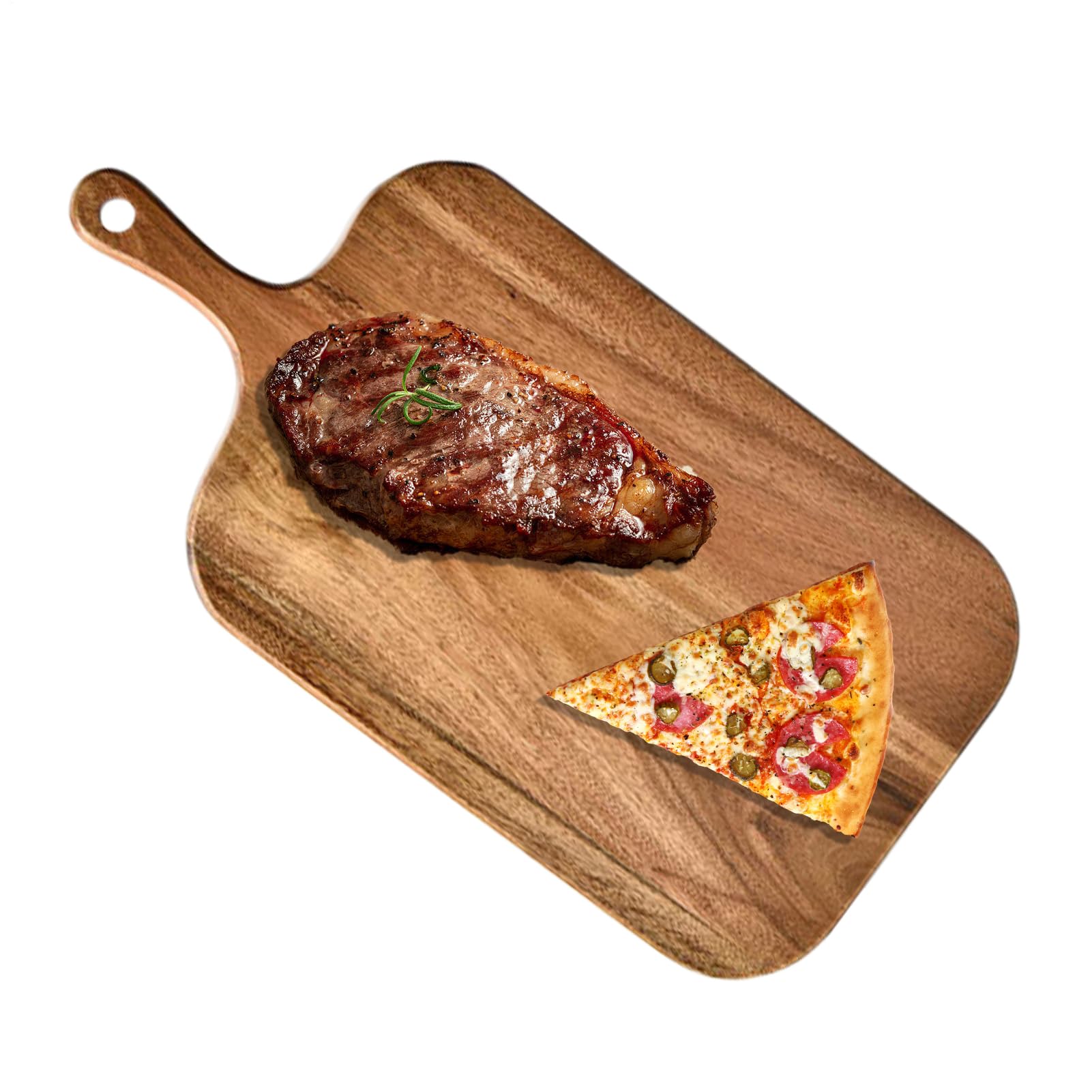 Planche à découper en bois pour la cuisine et les repas de restaurant en plein air