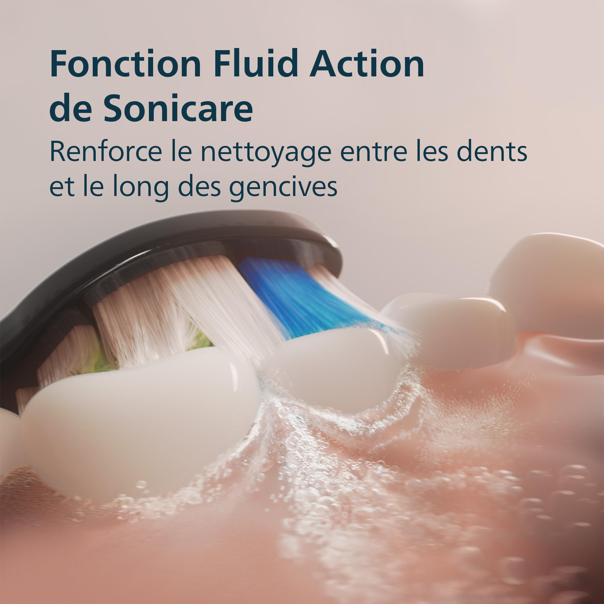 Philips Sonicare série 4100 – Brosse à dents électrique sonique, capteur de pression, 4 réglages, EasyStart, SmarTimer, 21 jours d’autonomie, étui de voyage, coloris noir, modèle HX4046/52, [Nouveau]