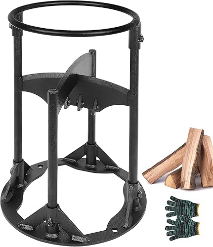 Divisor plegable para madera, madera de hasta 7 pulgadas de diámetro, división rápida en 2 piezas de cuña de hierro fundido para el hogar y el