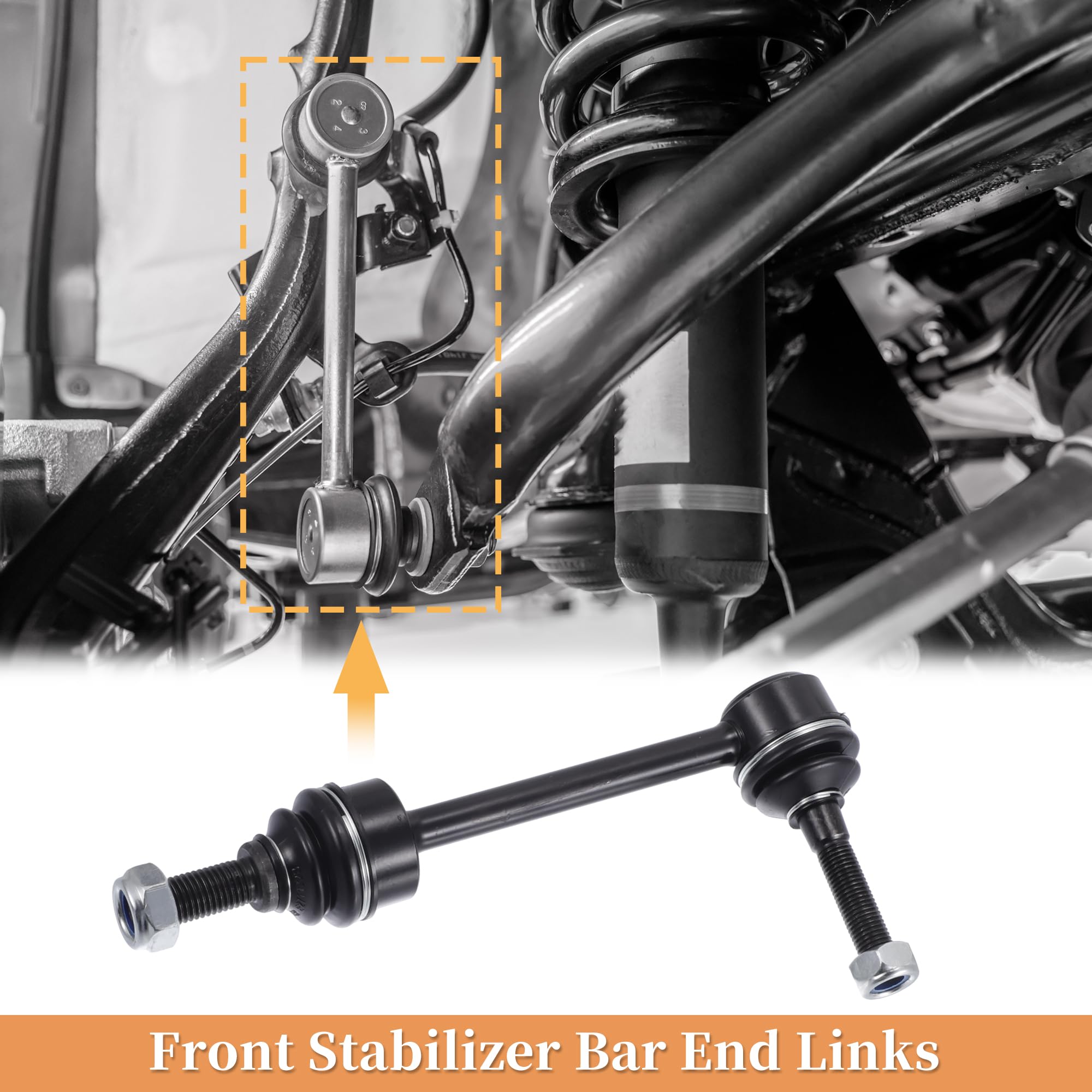 Amazon.com: X AUTOHAUX 2pcs Front Sway Bar Links Stabilizer Link