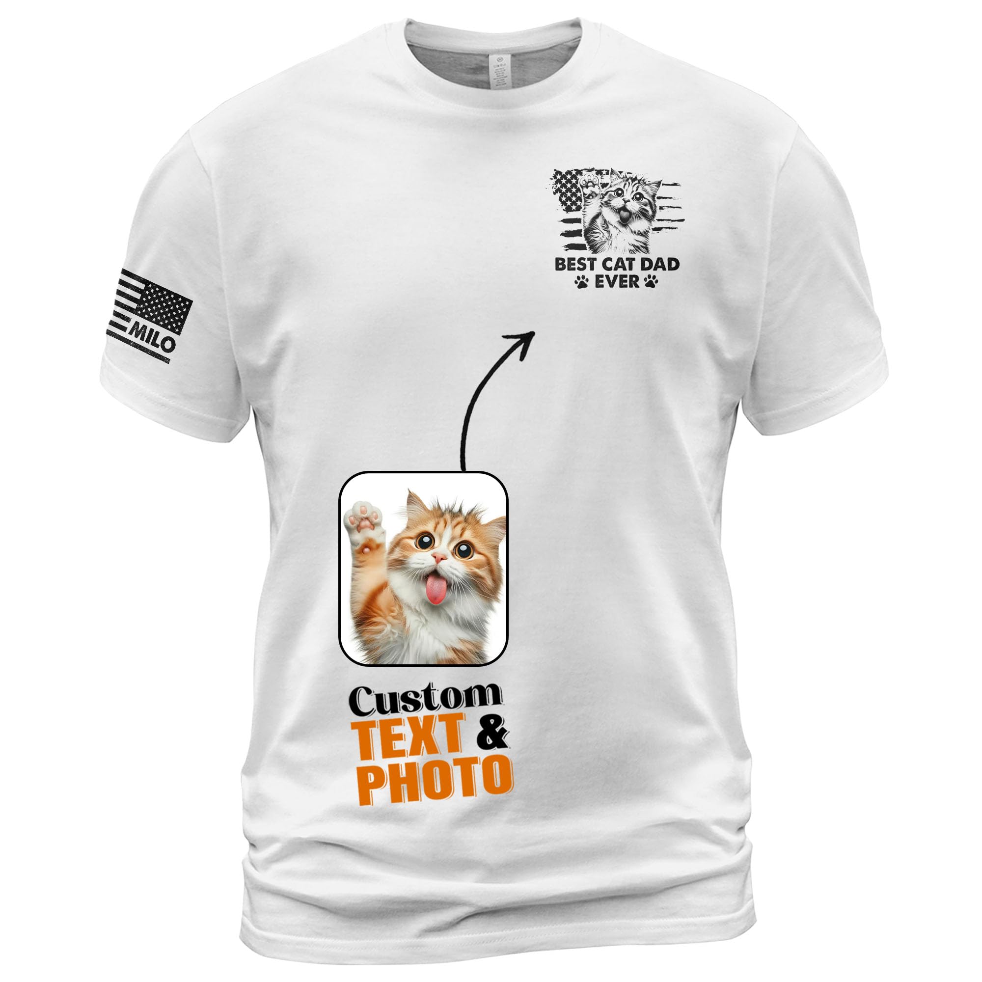 Customized Awesome Like My Daughter Shirts, Fathers Day Shirt with Kids Names, Funny Dad Shirts for Men