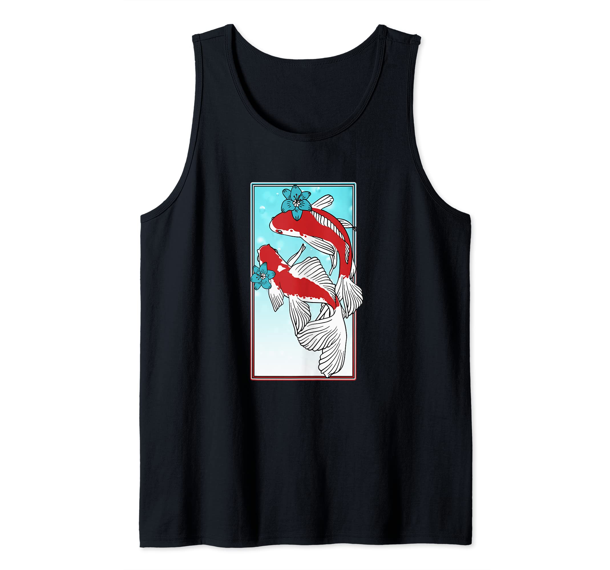 Japanese Nishikoi Koi Fish Carp Tank Top