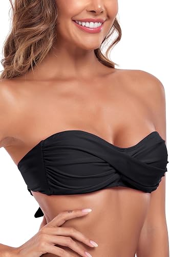 Ocean Blues Strapless Bandeau Bikini Top