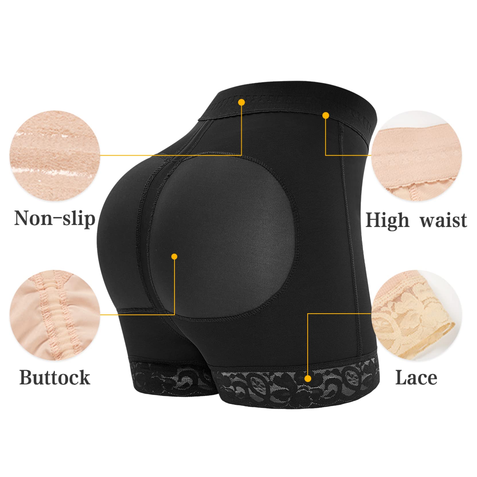 Slip contenitivi per Il Controllo della Pancia Slip per Il Sollevamento del Sedere per Le Donne Body Shaper Shapewear Taglie Forti Pantaloncini ondergoed