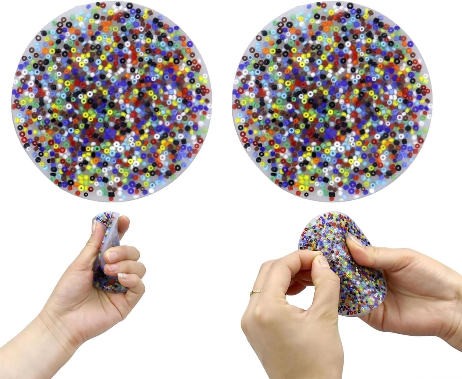 Vibbang 2Pcs Picky Pad Fidget, Skin Picking Fidget Toys, Silicone Picky