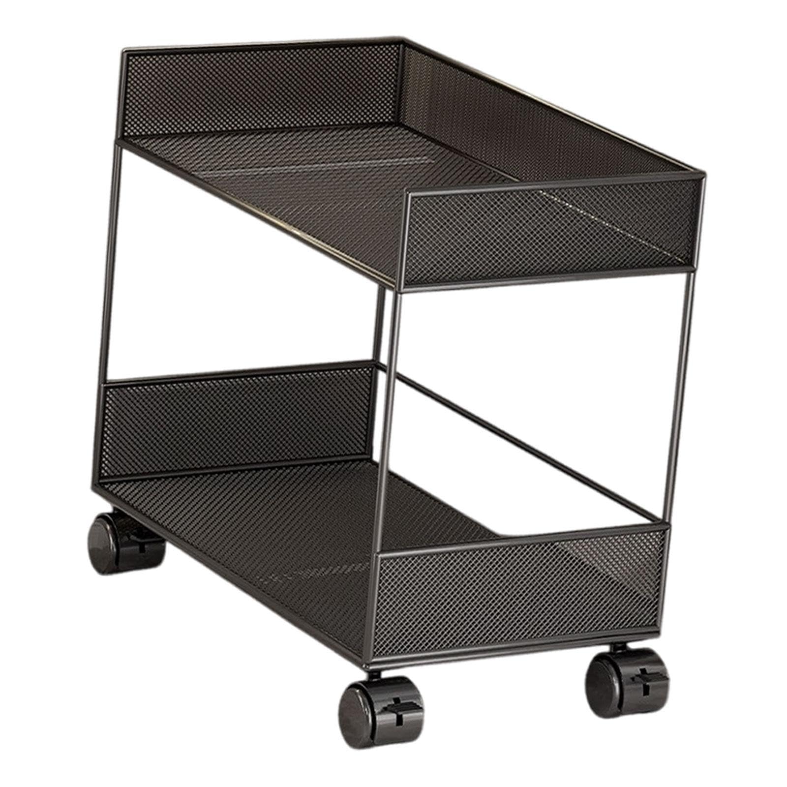 Carrito de almacenamiento multiusos móvil con ruedas para organizar tu cocina y dormitorio