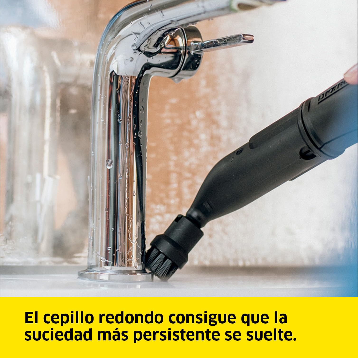 Kärcher Limpiadora de vapor manual SC 5 EasyFix, conexión agua caliente, presión: 4,2 bar, calentamiento: 3min., superficie: aprox.150m², depósito: 0,5 l+1,5 l, kit limpieza suelos EasyFix y boquillas