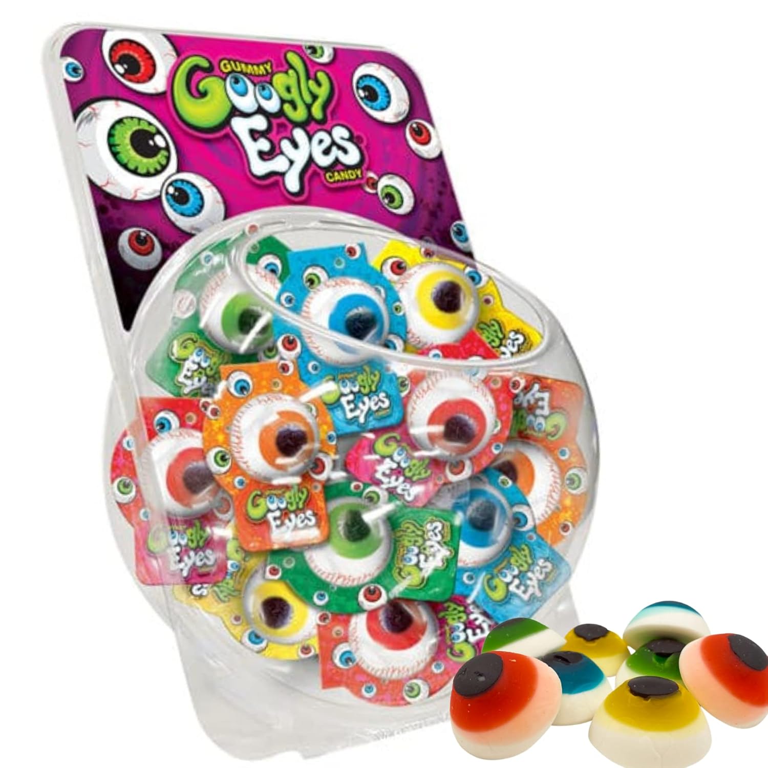 Gummy Googly Eyes Candy, Christmas Bulk Candy Individually
