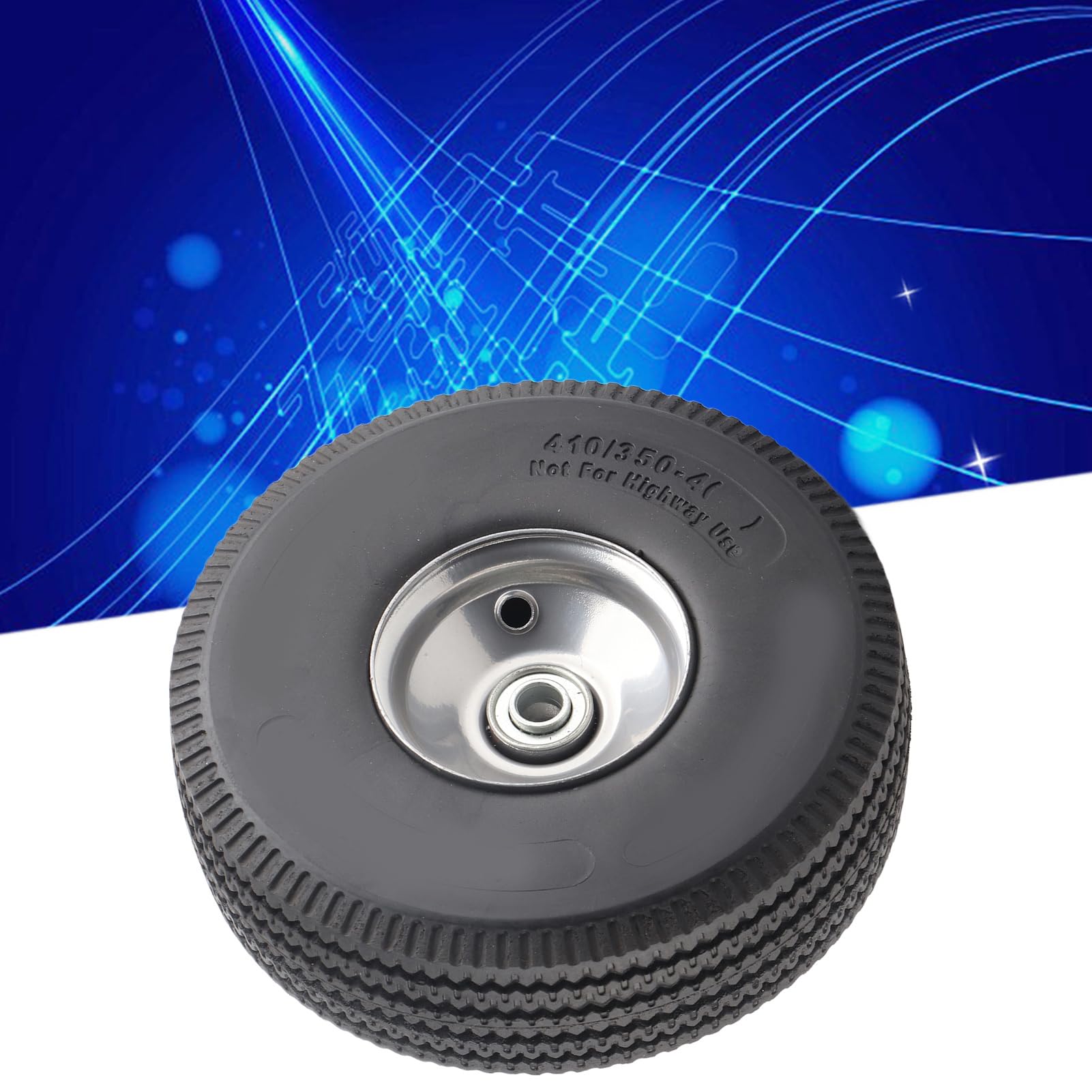 Utility Tubeless Flat Free Hand Truck Opony, 3,50 4, 15 mm średnica otworu, 250 KPa, trwały poliuretanowy materiał PP z antypoślizgowymi wzorami, do wózków i wózków narzędziowych
