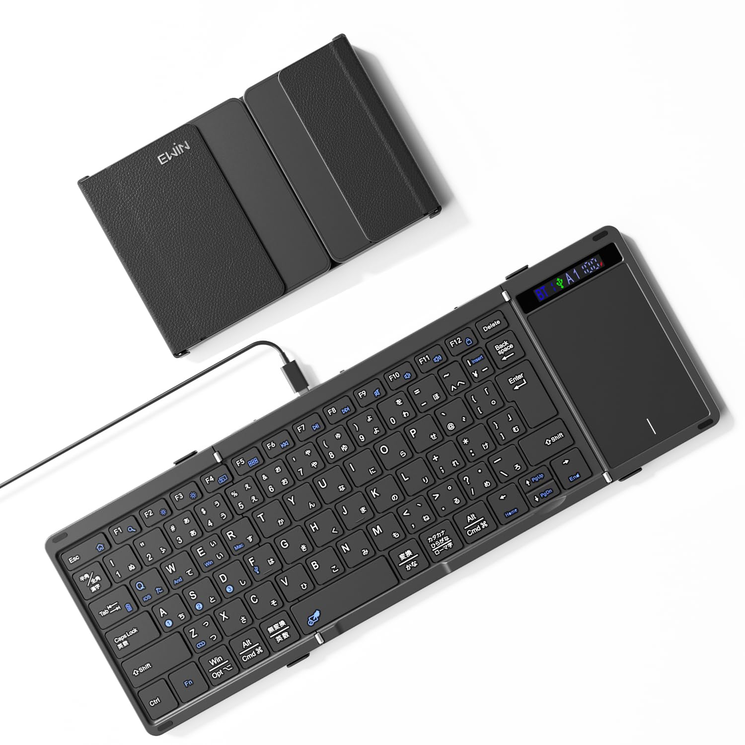 Amazon | 【最新型】Ewin キーボード ワイヤレス 折りたたみ bluetooth