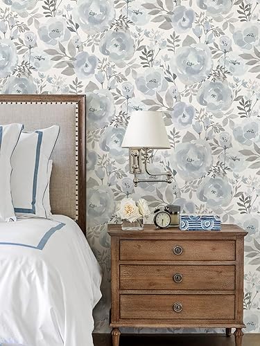 Miniatura 7 de Orainege Papel tapiz floral autoadhesivo de 17.3 x 118.1 pulgadas, papel de contacto bohemio, papel de contacto decorativo, extraíble, para