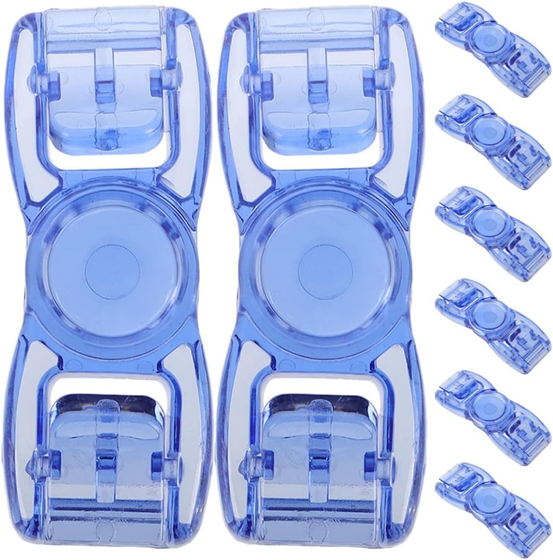 Holibanna 8pcs Swimming Goggle Buckles Replacement Clips, Lightweight and Waterproof PC Buckle with Quick Release for Easy Strap Adjustment, Compact and Portable Swim Accessory