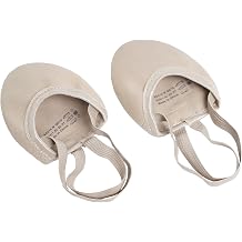 Half Sole Dance Shoes for Girls Women Soft Microfiber Lyrical Rhythmic Gymnastics Shoes