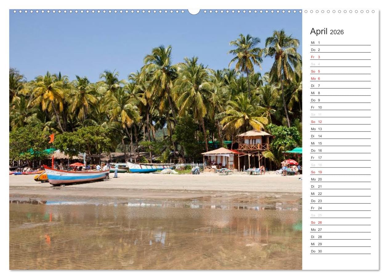 Farbenfrohes aus Indien (Wandkalender 2026 DIN A2 quer), CALVENDO Monatskalender: Das unglaubliche Indien in seiner ganzen bunten Farbenpracht. (CALVENDO Orte)