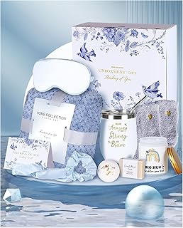 Get Well Soon Gifts for Women, Care Package Get Well Gifts for Women After Surgery, Gift Basket for Sick Friends, Sympathy Gifts Thinking of you, Feel Better Self Care Gifts, 14pcs Relaxing Spa Gifts