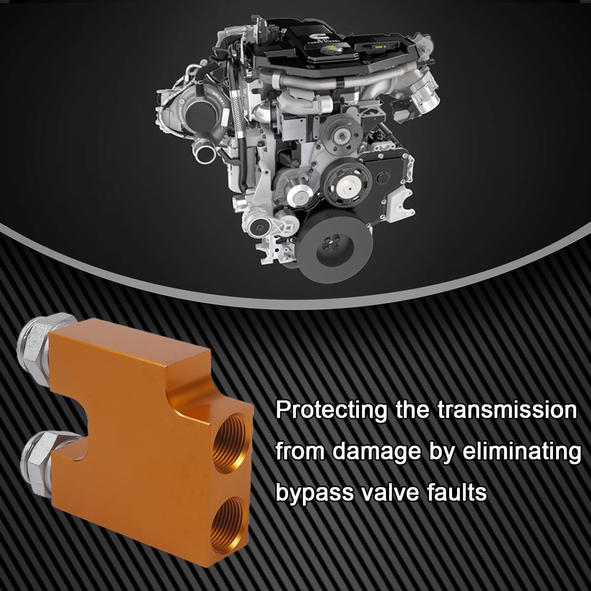 Thermal Bypass Valve Up-Grade Compatible with 2013 2014 2015 2016 2017 2018 6.7L Cummins 2019+ (310-005-2392)