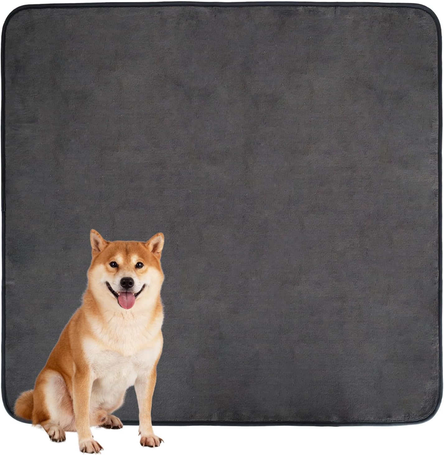 2Pack Washable Pee Pads for Dogs 48x48 Inch, Fast Absorbent Puppy Pads Reusable, Waterproof, Non Slip, Quick Dry Dog Pads for Puppy Training Whelping