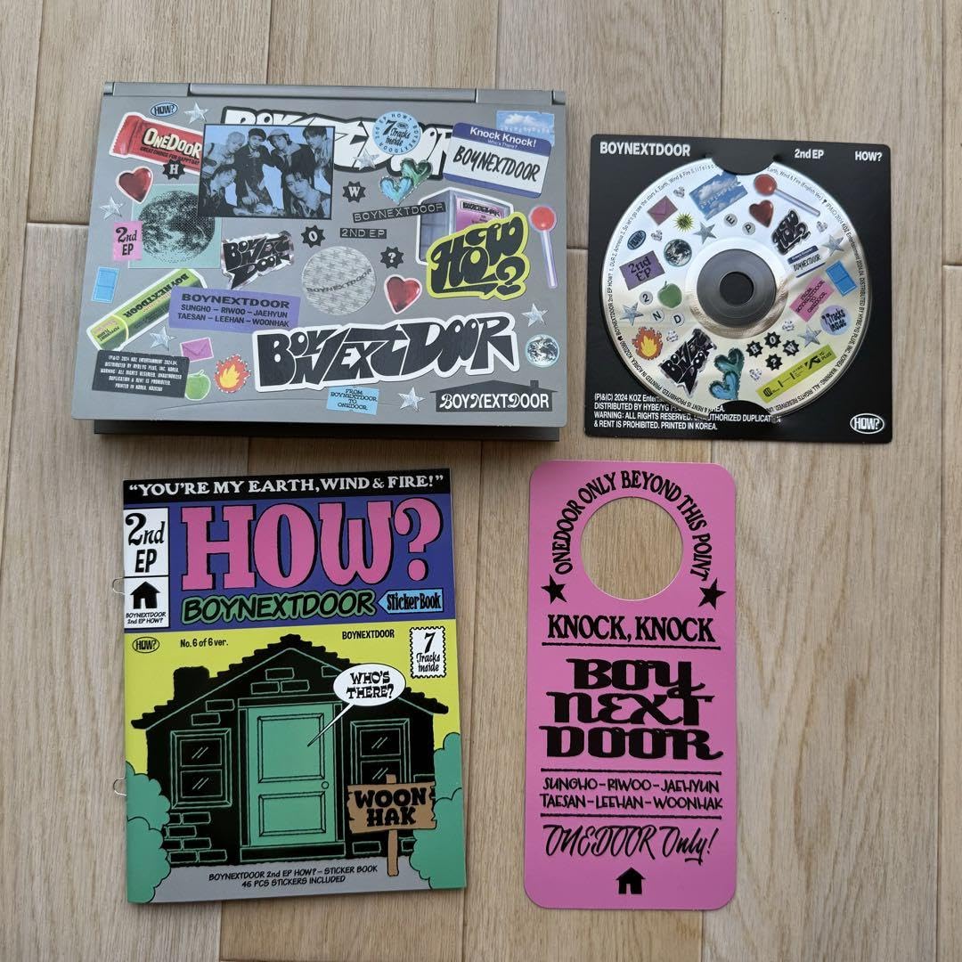 Amazon.co.jp: ウナクセット BOYNEXTDOOR HOW? トレカ sticker