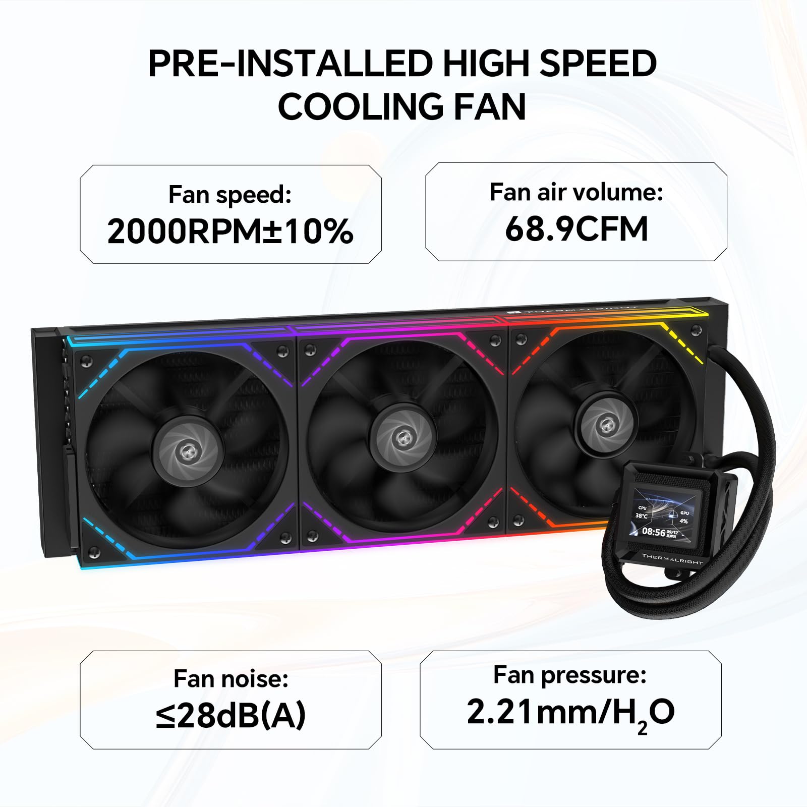 Amazon.com: Thermalright FW360 SE ARGB V2 360mm AIO CPU Cooler, 2
