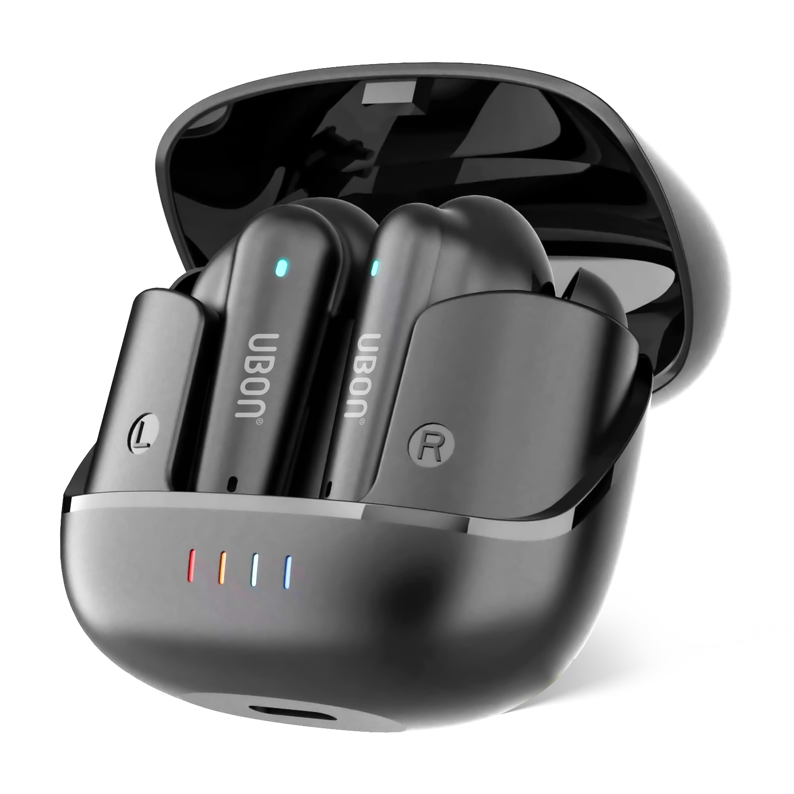 UBON Topper J23 Bluetooth TWS 40 Hrs Playtime, ANR Enabled | Low Latency | Fast Charge | v5.3 Bluetooth Earbuds, TWS Ear Buds Wireless Earphones with mic (Black)-image-14