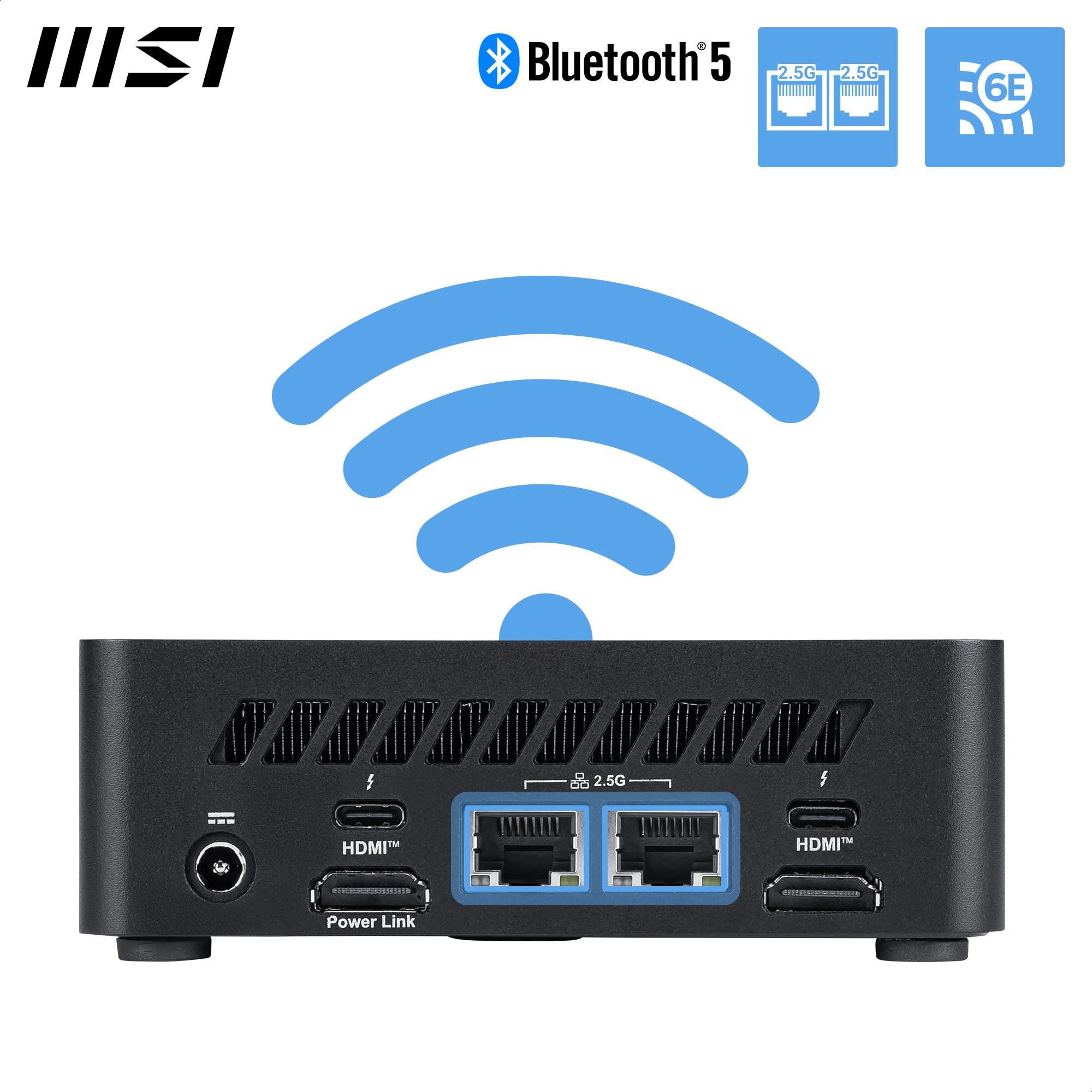 MSI Cubi NUC AI 1UMG-073AT Mini PC Core Ultra 5 125H 16 GB / 512 GB Win11