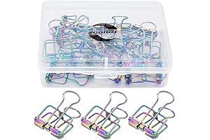 Rainbow Binder Clips