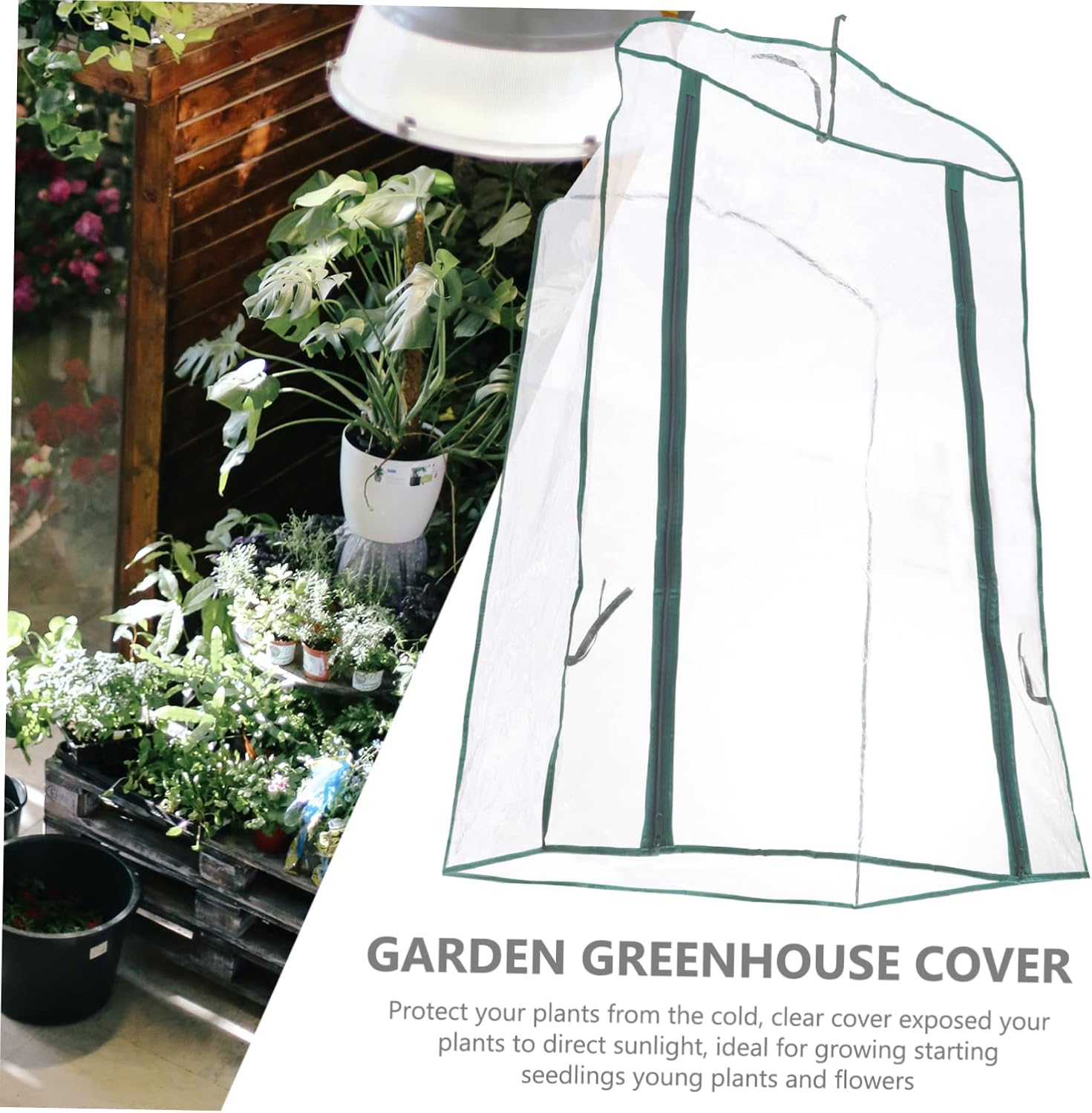 Home Plant Protective Cover Mini Greenhouse Garden Replacement Lightweight Portable Weatherproof