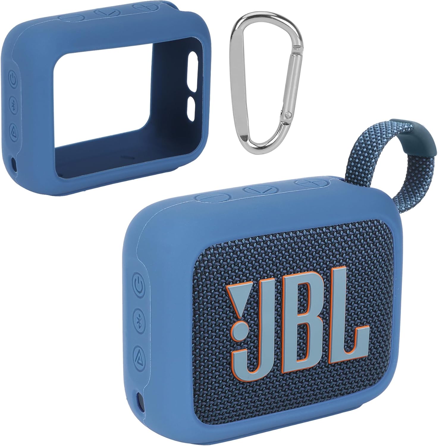 Silicone Cover for JBL GO 4 + Hard Case for JBL GO 4 GO 3