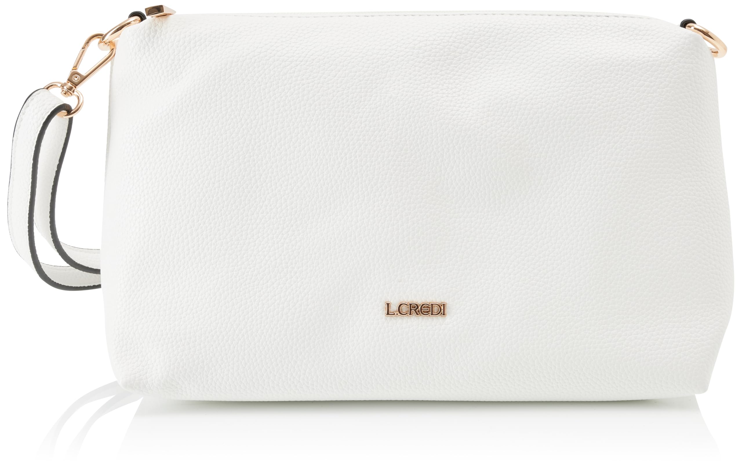 L.Credi HER, Unisex Adult Handbags, Weiss, White, Talla única