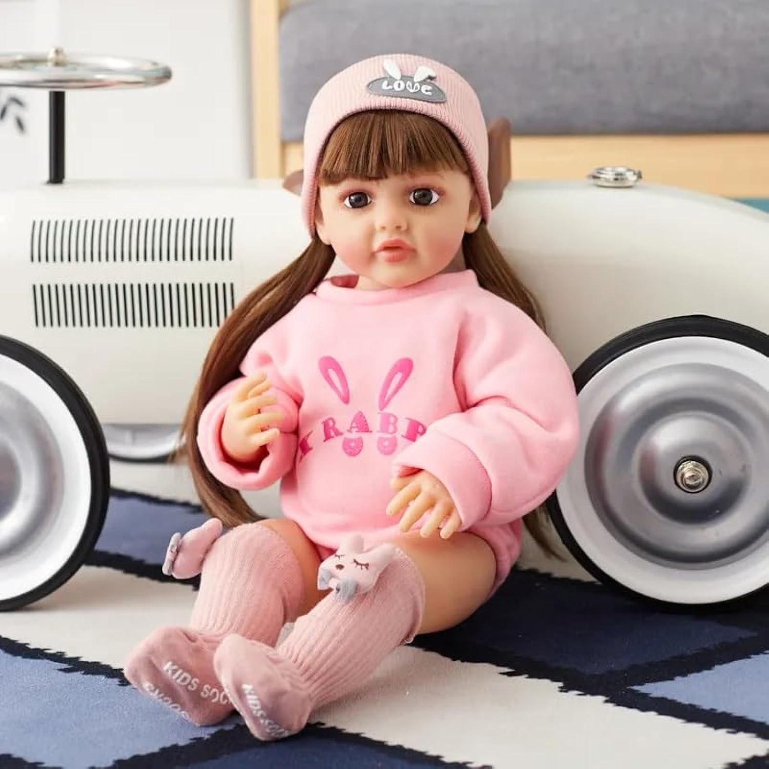 Nano Classic 22 inch 55cm Reborn Baby Doll Soft Full body Silicone Newborn real like Baby Doll Girl Toy Gift Dolls P02