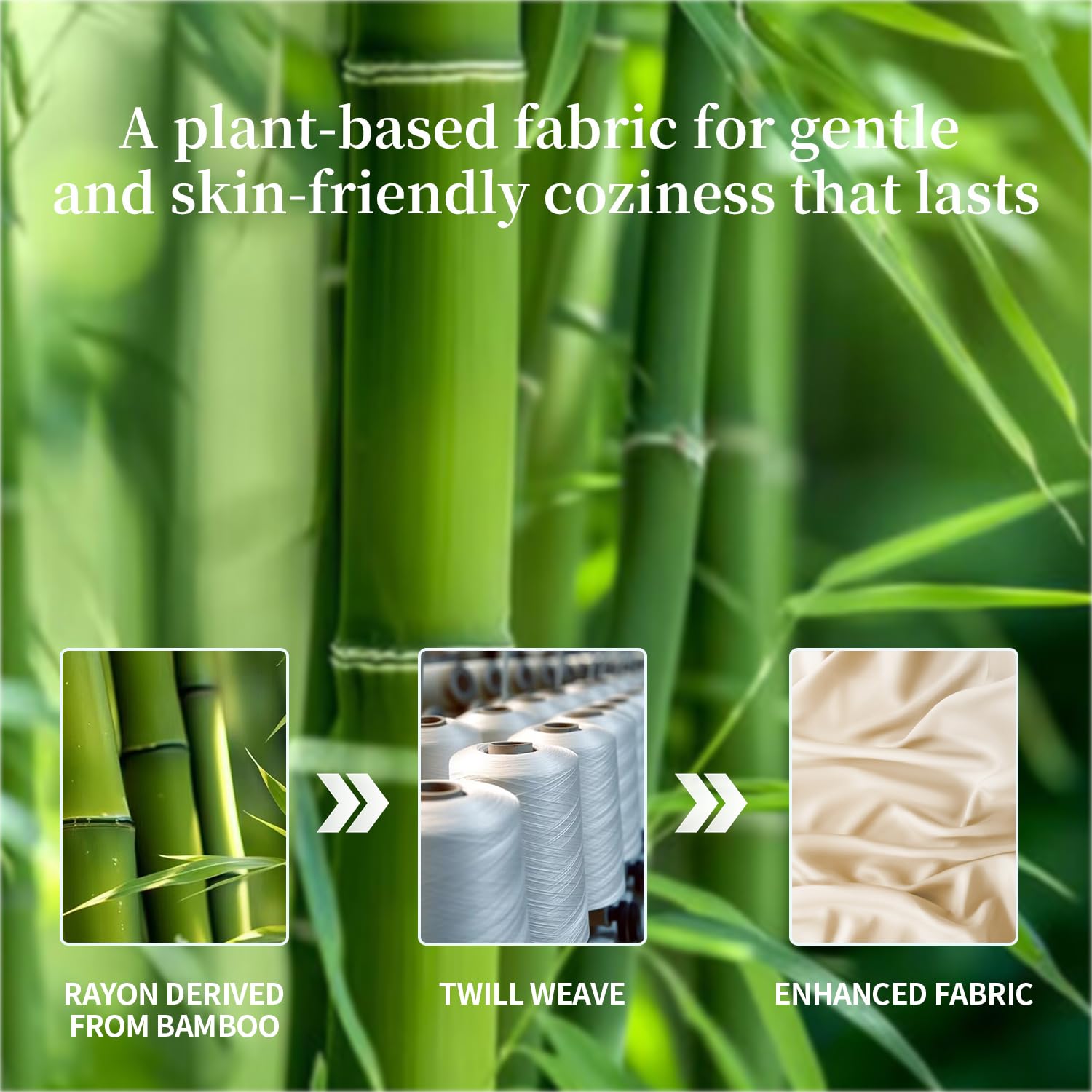 Shilucheng 100% Viscose Derived from Bamboo_ Sheets King Size 4pcs - Ultra Cooling & Silky Soft Bed Sheets, 16" Deep Pocket, Perfect for Hot Sleepers, Hotel Bedding Sheets (French Blue): 04 - Beige Full