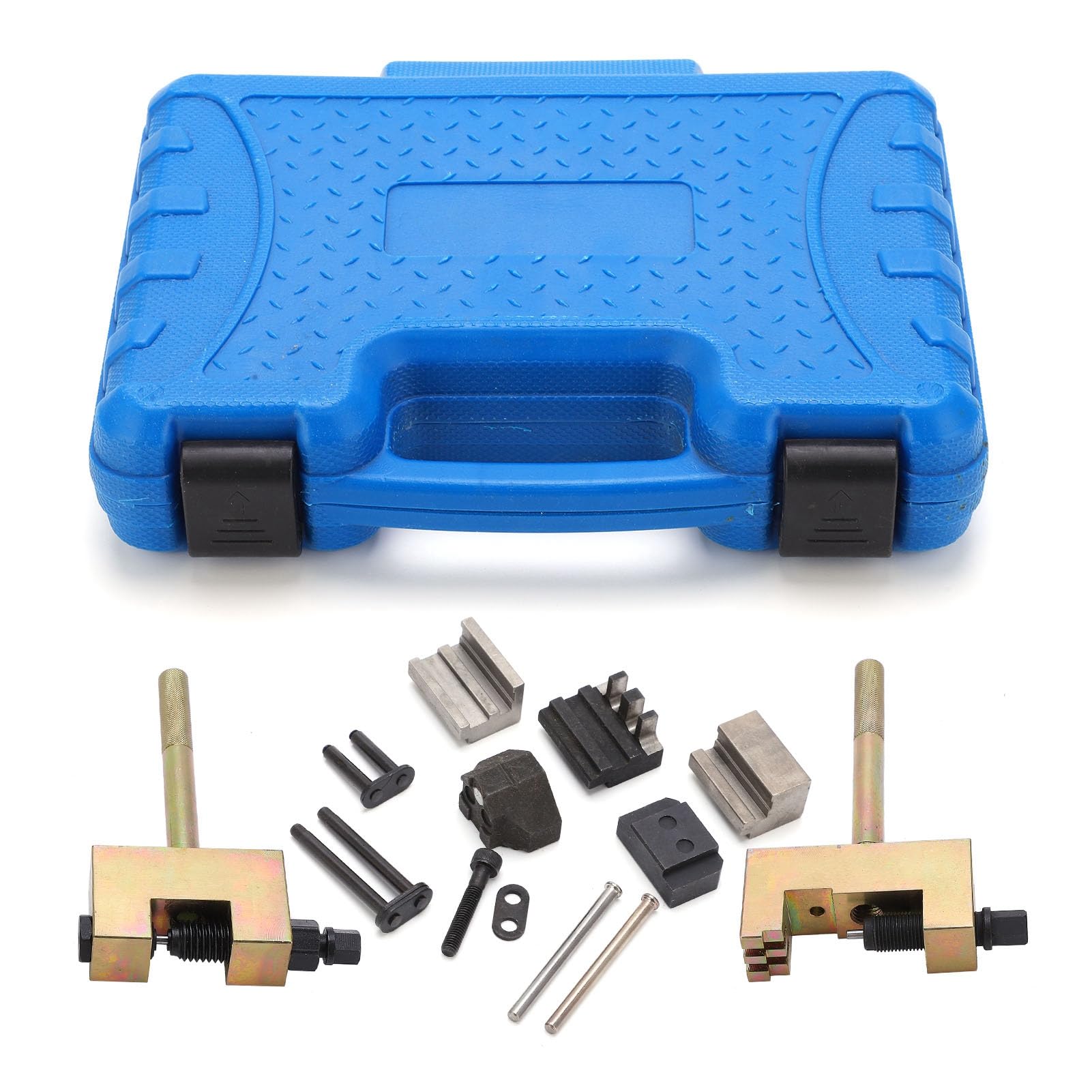 Herramienta de Remachado de Cadena de Distribución de 13 Piezas, Kit de Mecanizado de Precisión de Grado Industrial con Material de Acero Al Carbono para, Adecuado para Clase A