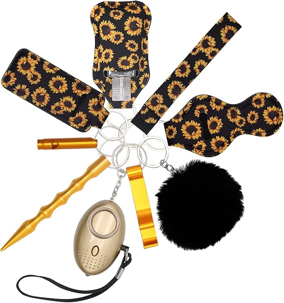 Amazon Co Jp 防犯ブザー 防犯グッズ 女性 護身用 セット Oneon オネオン キーチェーン 防犯アラーム 140db 爆音 Ledライト付き 防犯ブザー 大人 女性 おしゃれ メイクポーチ 小物入れ 10点 キーホルダー セット ひまわり ホーム キッチン Amazon Co Jp 防犯ブザー 防犯グッズ 女性 護身用 セット Oneon オネオン キーチェーン 防犯アラーム 140db 爆音 Ledライト付き 防犯ブザー 大人 女性 おしゃれ メイクポーチ 小物入れ 10点 キーホルダー セット ひまわり ホーム キッチン