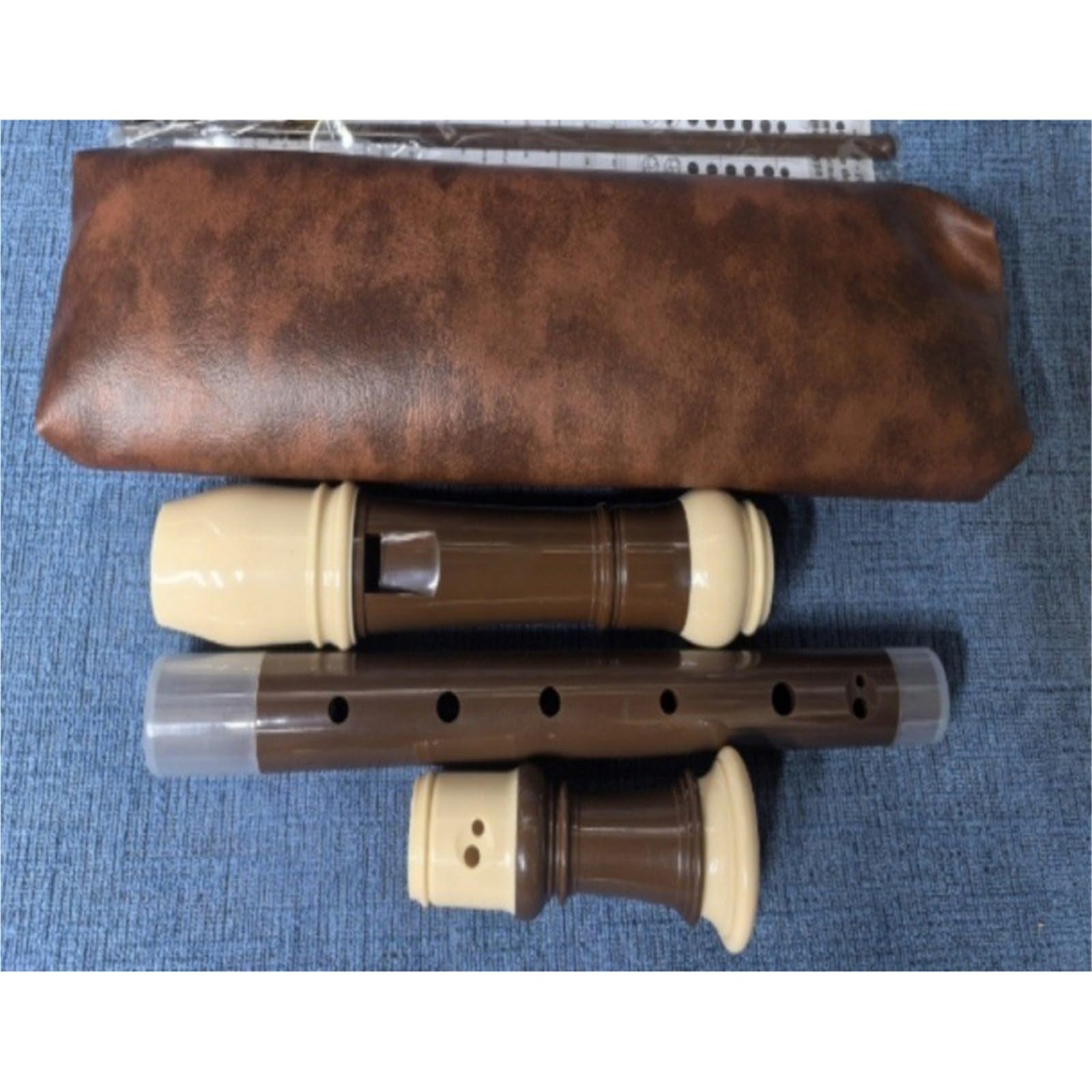 Flauto Dolce Strumenti Musicali Flauto Dolce Contralto Inglese A 8 Fori Con Custodia In Pelle