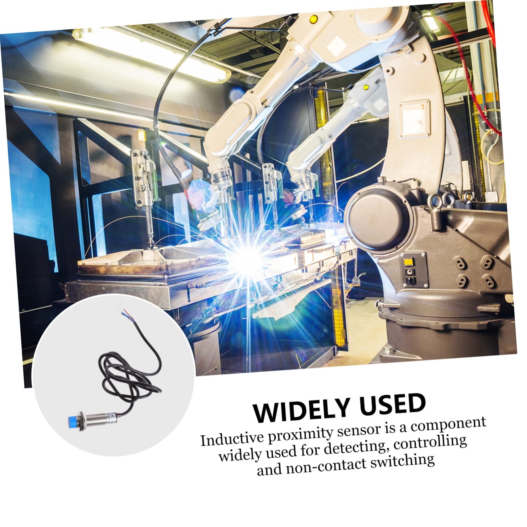 KONTONTY 1 Set Proximity Switch Inductive Proximity Sensor Nontendo Inductive Sensor Approach Sensor No Proximity Sensor Detecting Distance Proximity Sensor Npn Proximity Sensor Copper Blue