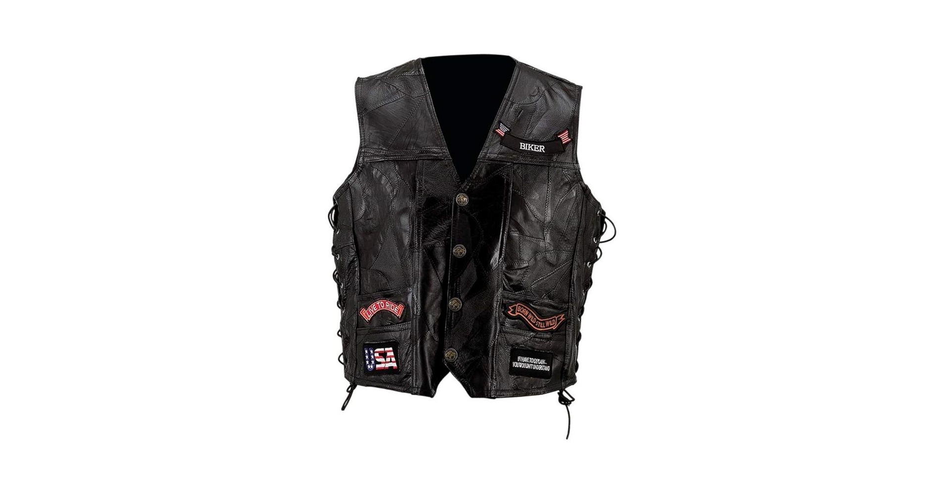 Amazon.com: Genuine Buffalo Leather Vest : Automotive