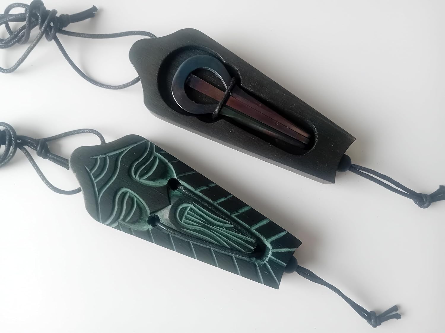 Jaw harp - Sayan, in the cedar case «Spirit», steel, forged, mid-range tone
