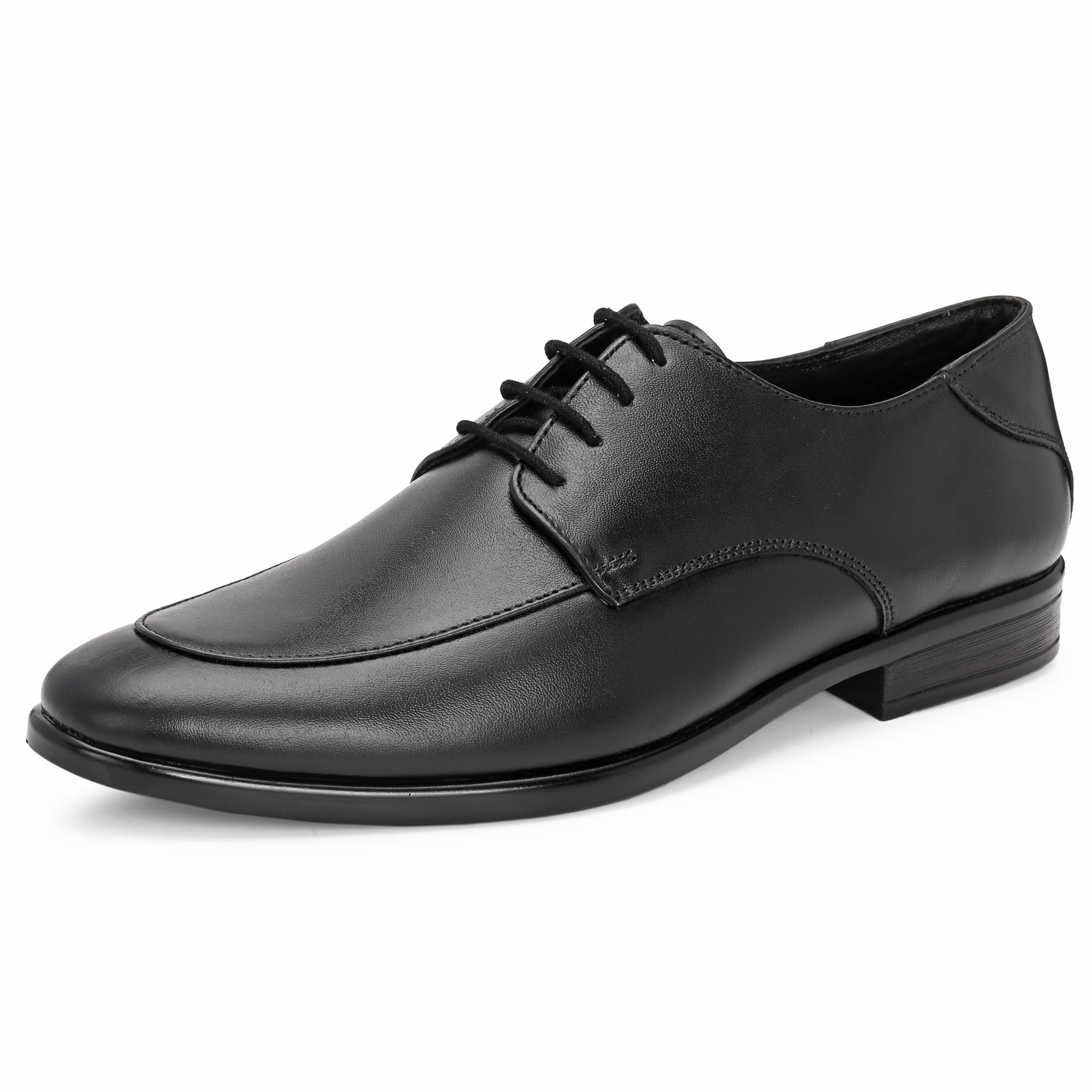 Genuine Leather Men’s Loafer Shoes |Classic Derby Style Pointed Toe Slip-On|Lace-Up Office Shoe for Corporate, Business Meeting, Interview, Wedding,Party & Everyday Wear(4096)-image-18