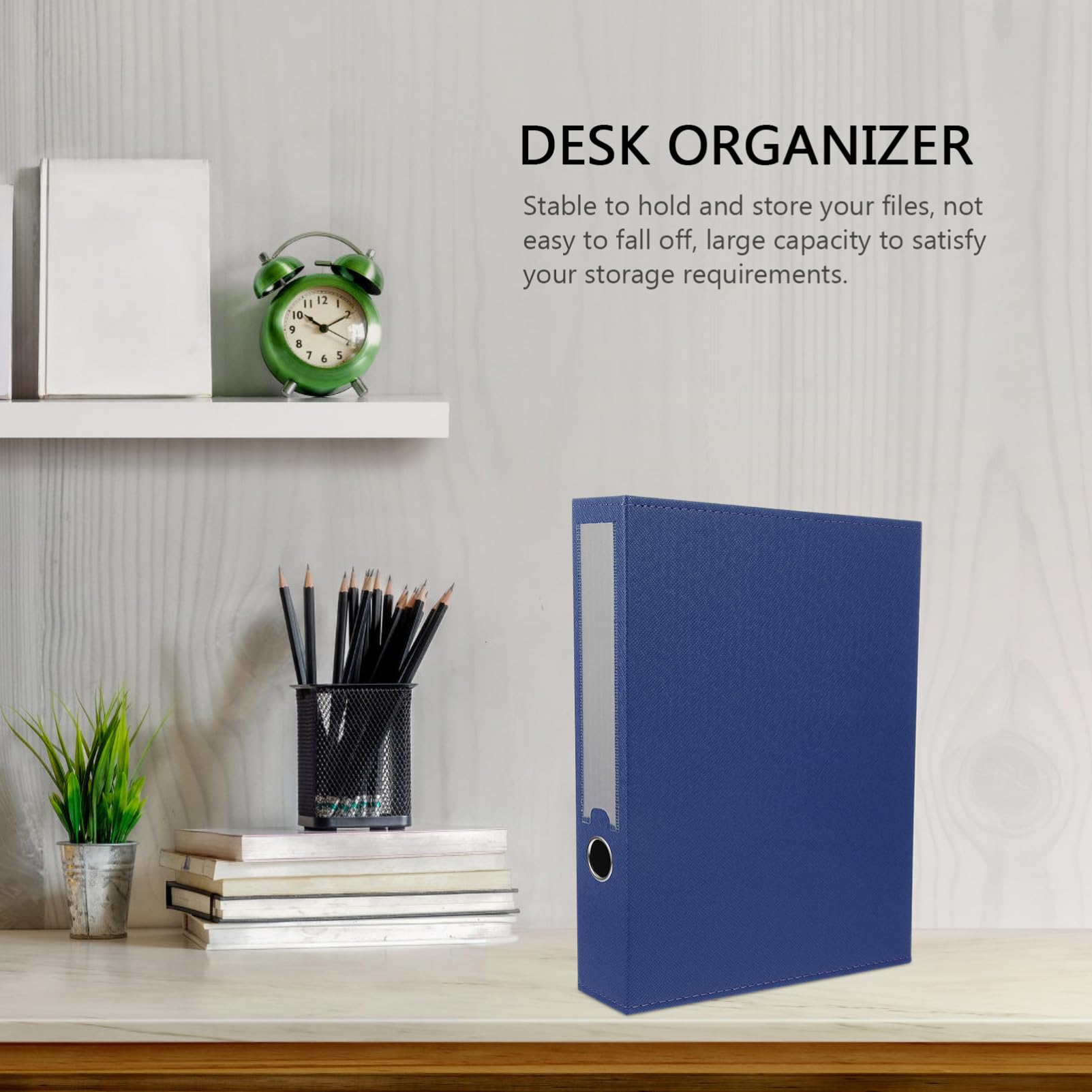 Organizzatore Scrivania Pu Documenti Per Storage Multifunzionale Per Faldoni Impilabile e